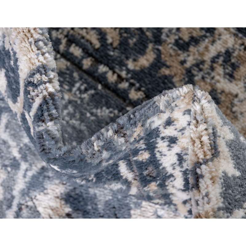 Geddis Ikat Indoor Rug, Rectangle 2'2" x 3'