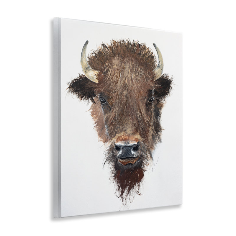 «Western Bison Visage» par Filippo Ioco