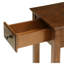 Plateau rectangulaire en bois avec un tiroir, noyer-1609188363