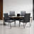 Faux Leather Armchair With Metal Base-766545632