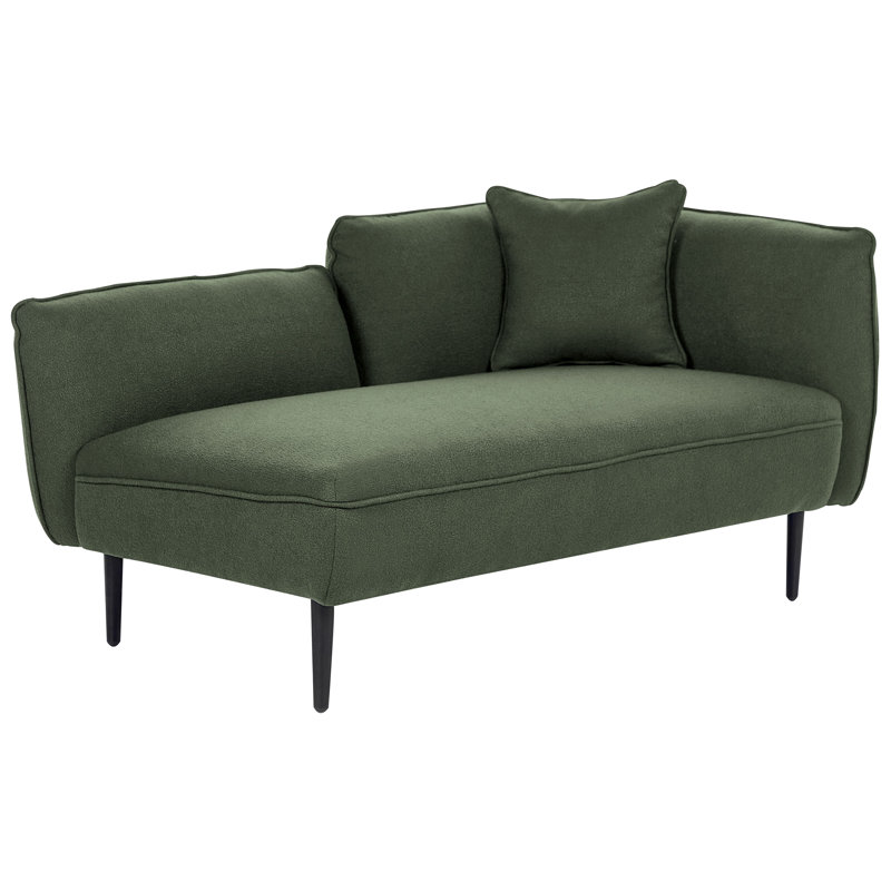 Bawnard Upholstered Chaise Lounge, Green