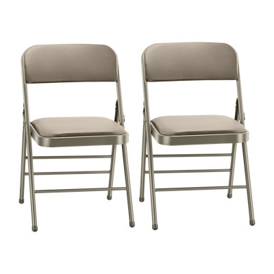 Chaise pliante rembourrée