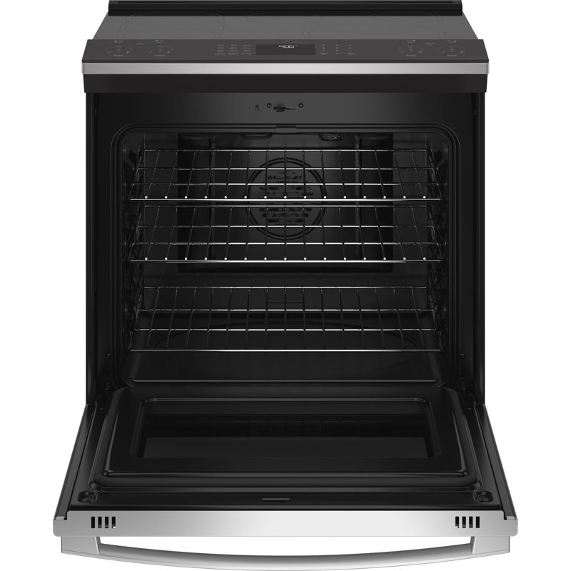 GE Profile ENERGY STAR® 30" Smart Slide-In Fingerprint Resistant Front-Control Induction and Convection Range with No Preheat Air Fry