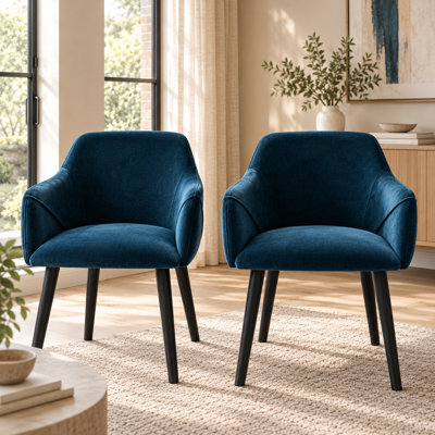 Aggarwal 48 cm H Velvet Armchair
