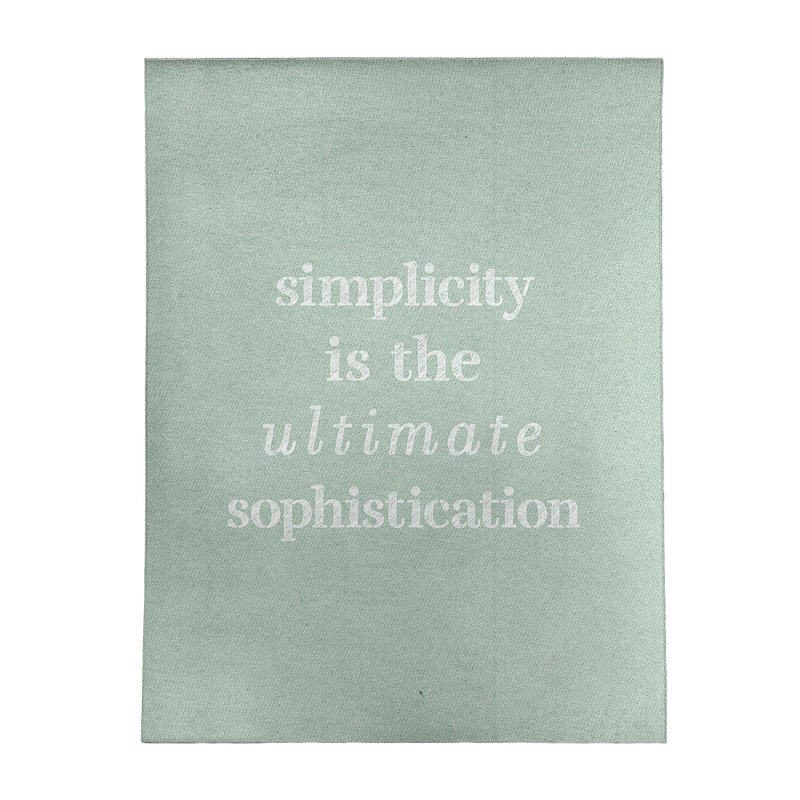 Quotes Chenille Indoor Rug, Rectangle 5' x 7'