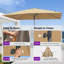 Parasol de table semi-automatique pour l'extérieur-1226289948