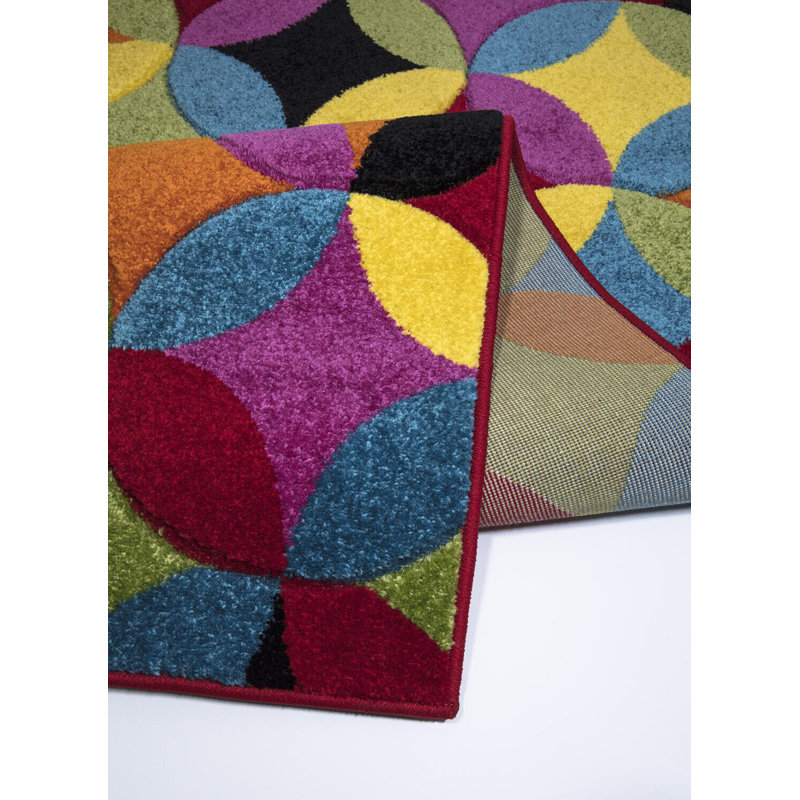 Leonidis Geometric Indoor / Outdoor Area Rug, Runner 60 x 220cm