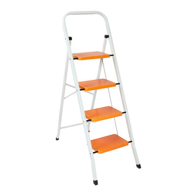 Agorwale 4 - Step Steel Lightweight Folding Step Stool