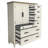 Bankhead 7 Drawer Door Chest with Workstation