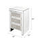 Table d'appoint en miroir Noralie