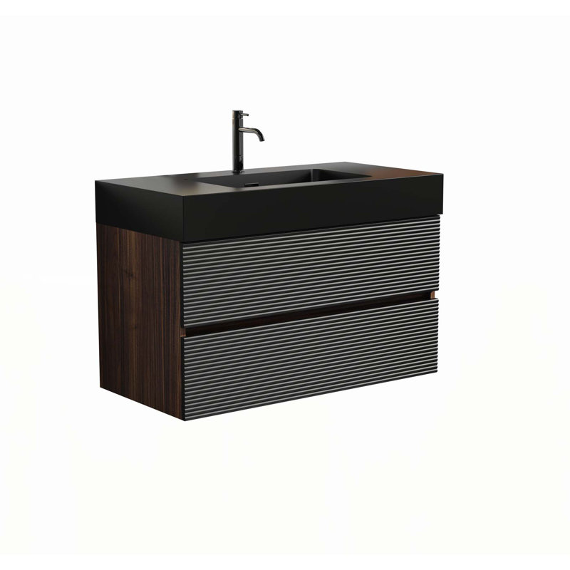 Meuble-lavabo moderne avec caractéristiques avancées et design élégant
