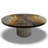 Eleadora Walnut Round Dining Table-239284152