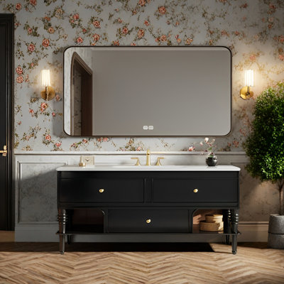 French light luxury style bathroom cabinet