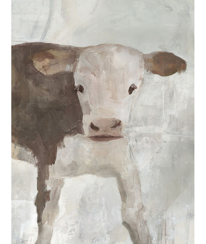 My Little Friend II Painting by Sonia Noir, 40" H x 30" W, Glass Coat