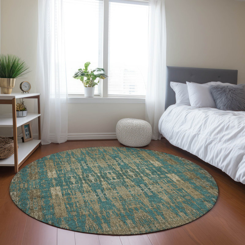 Loreen Moroccan Indoor / Outdoor Rug, Round 8'
