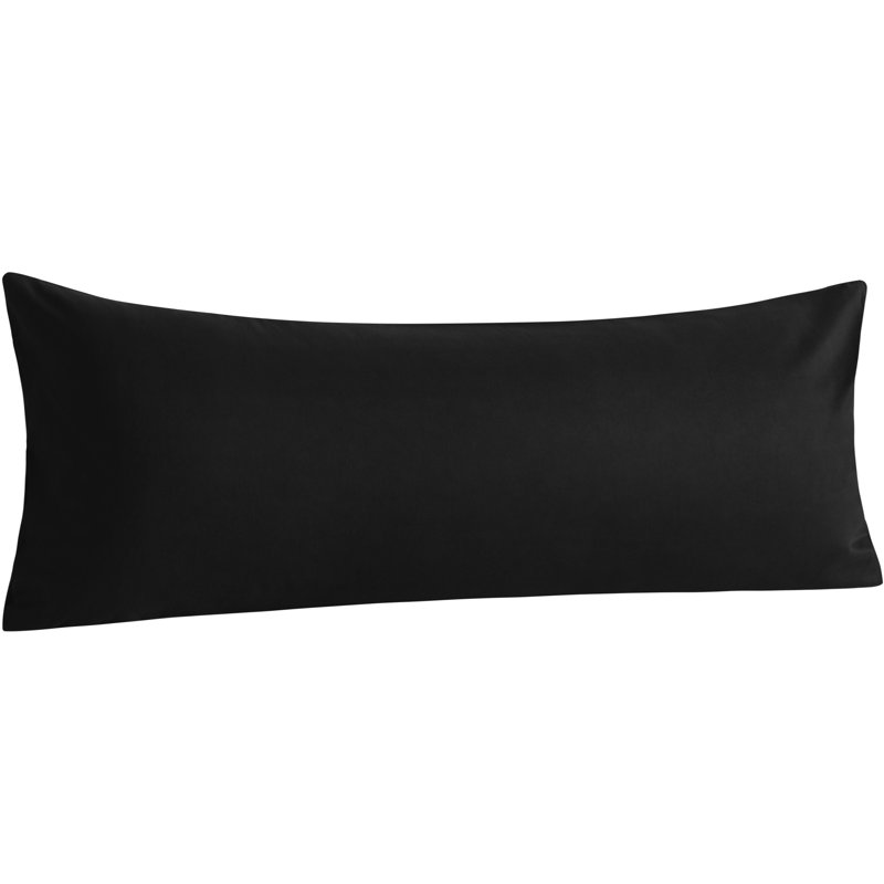 Akeda 100% Cotton Guest Room Pillowcase Case Pack, Black