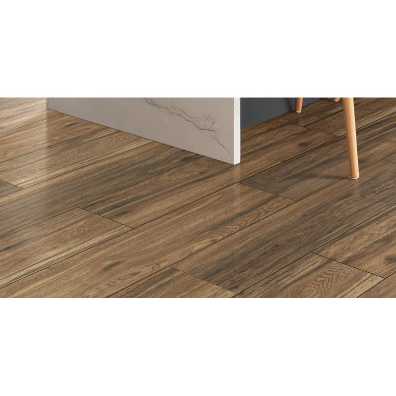 Natures Vision 8.03'' W x 47.6'' L x 12'' Hickory Laminate Flooring, Scenic Forest