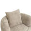 Méridienne d'appoint confortable en chenille 36 po avec repose-pieds Comfy