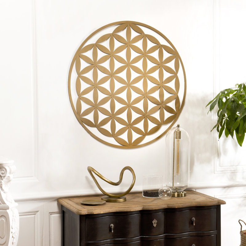 Abstract Wall Decor on Metal