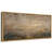 Horizon Atmospheric Landscape with Earthy Tones - Large Framed Canvas Master Bedroom Wall Art Print-1371394268-1371394270