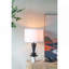 Lampe de table en aluminium noir D15x26,7