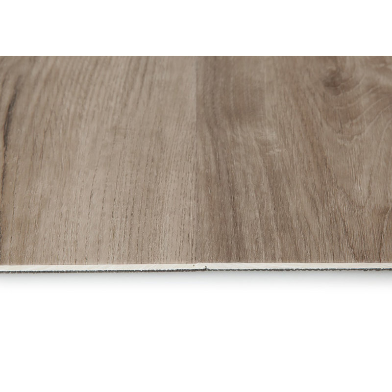 Silver Lake 7.1" x 48" x 5mm/20 mil Waterproof Click Lock Luxury Vinyl Plank Flooring, Brown Oak