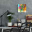«Bright Bouquet» par Annelein Beukenkamp, art mural en verre acrylique-833812394