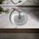 Bryant Ceramic Circular Drop-In Bathroom Sink with Overflow