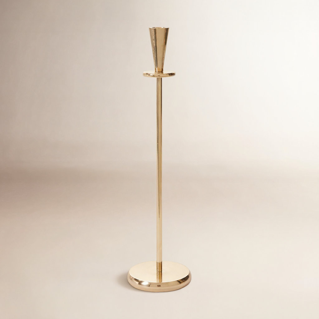 Corla Metal Candlestick Holder, 16.25" H x 4.5" W x 4.5" D