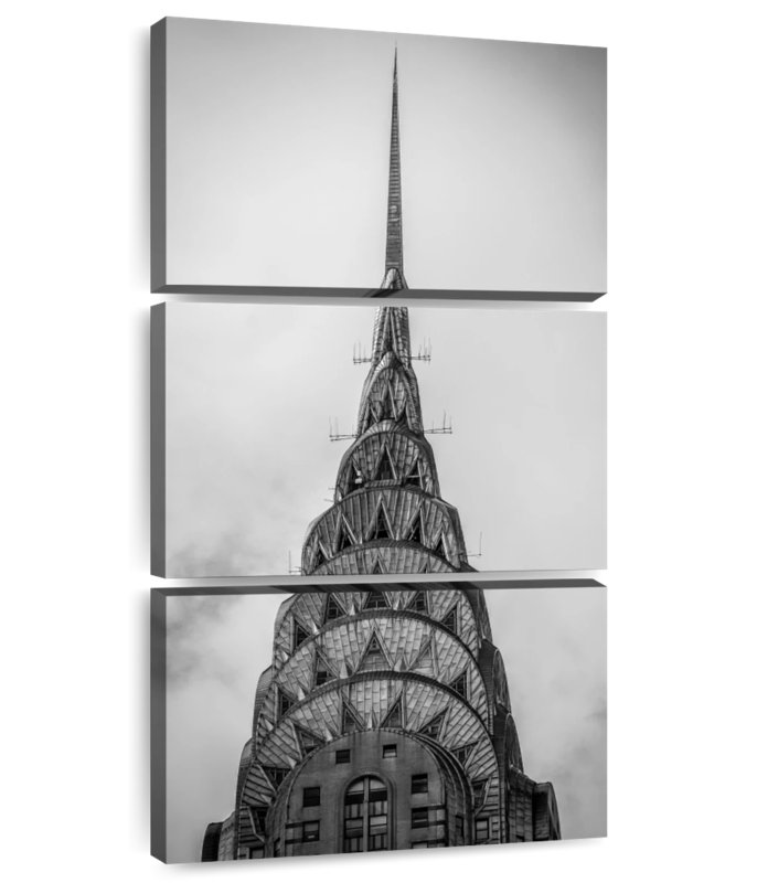 Chrysler Building, H 27 po x l 12 po