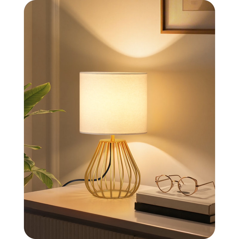 Lampe de table 12,6 po Boho , Doré