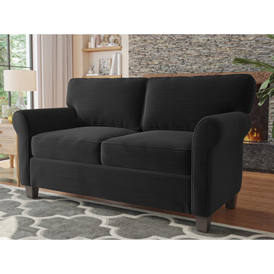 57" 2-Seater Upholstered Sofa For Living Room
