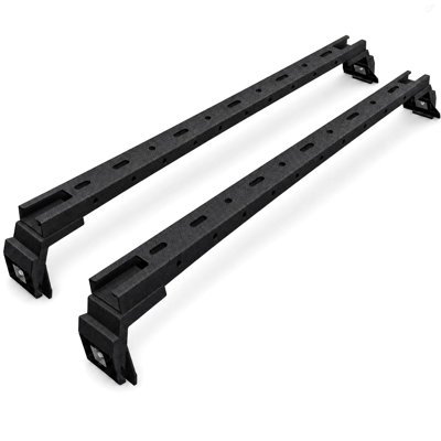 2 PCS 400 LBS Barres de toit transversales compatibles pour Jeep Wrangler JK JKU / JL JLU Illimité et Gladiator JT 2007-2026