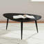 Table basse triangulaire en bois massif