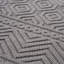 Tapis tissé 6X9 et blanc géométrique