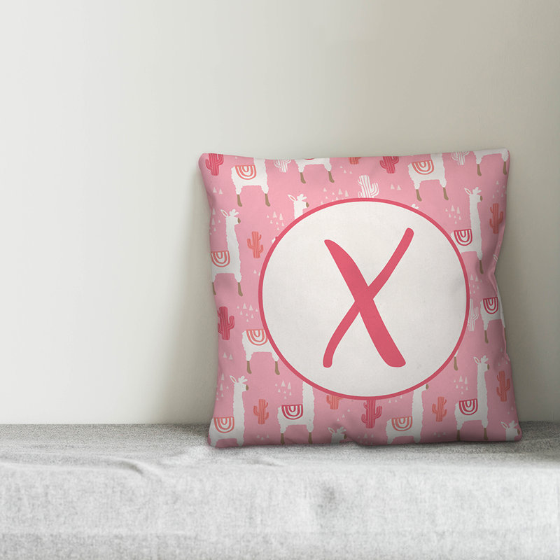 Housse de coussin carré et insert, X