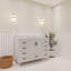Ensemble de meuble-lavabo simple 48 po avec plateau en quartz blanc Rooh-101808786-101808789