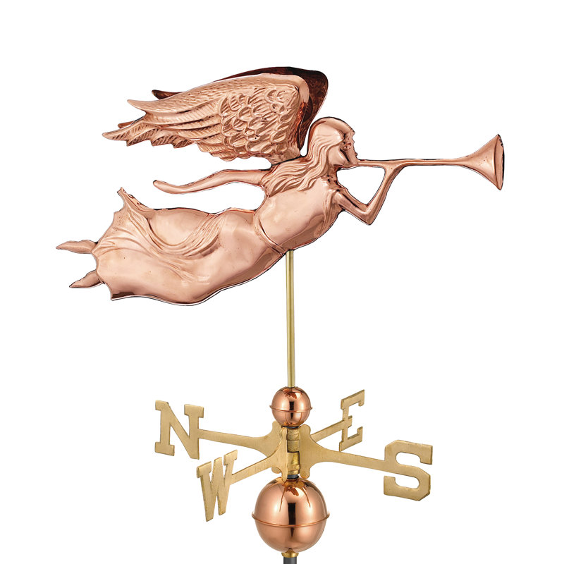 Girouette Angel, Cuivre poli