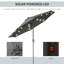 270cm Lighted Tilt Market Parasol-60643820