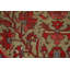 Tapis traditionnel pré-1900 à teinture végétale 7 x 10