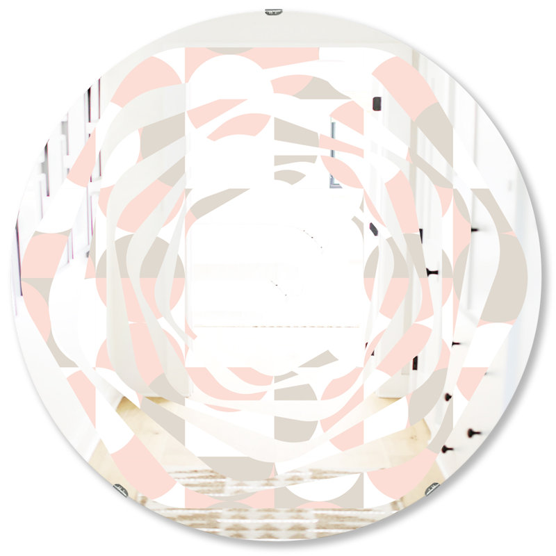 Miroir mural Whirl III, H 31,5 po x l po