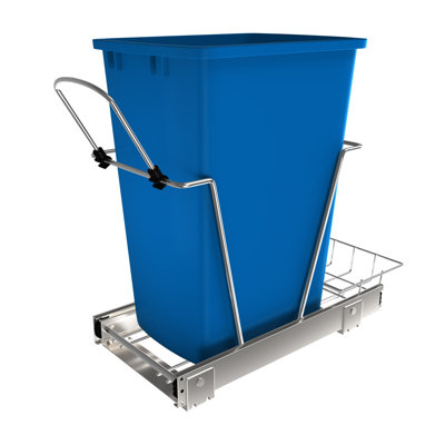 Rev-A-Shelf Pull Out Trash Can 35 Qt for Kitchen Cabinets