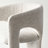 Upholstered Dining Chair with Curved Frame