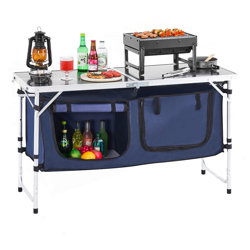 Station de cuisson pliante en aluminium 3