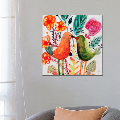 Le Baiser 1 Piece Wall Art on Canvas