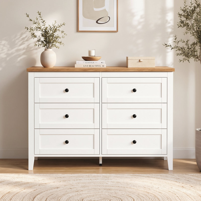 Kostival 6 - Drawer Dresser, Wood
