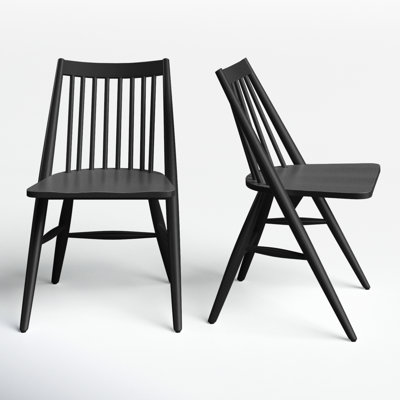 Kloss Solid Wood Slat Back Side Chair