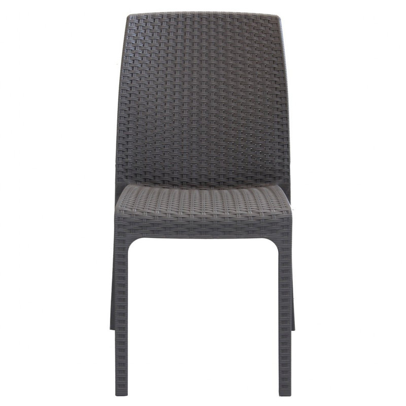 Tullos 45cm H Side Chair, Taupe Brown