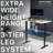 63" x 32" Electric Desk with Touch Screen Memory Controller, 2E1B Series-62405157