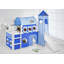 Jelle Mid Sleeper Bed with Textile Set-38294656-38294655